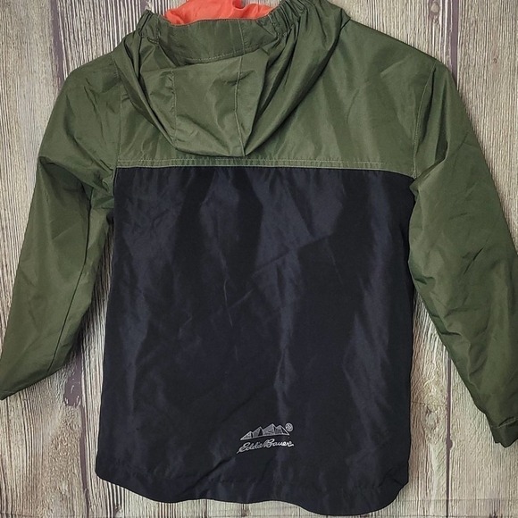 Eddie Bauer Hooded Windbreaker Sz XS 5/6 - Picture 5 of 8